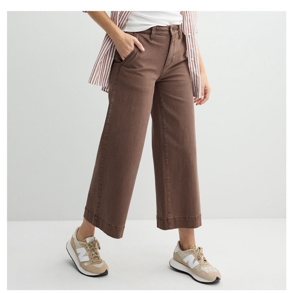 😎 Sonoma Cropped Wide Leg Pants
